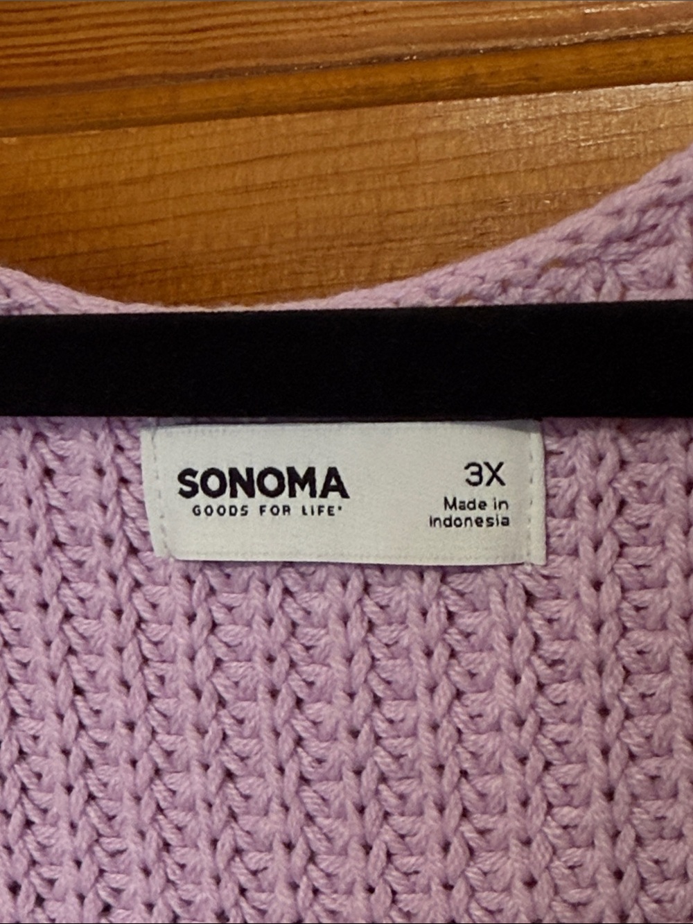 NWT Sonoma Sweater Size 3x Longer Length - Picture 3 of 4
